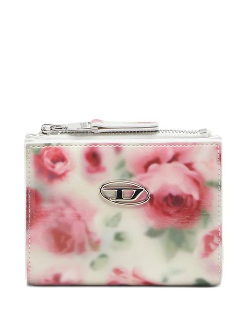 Diesel floral-print zip-fastening wallet - White - zdjęcie produktu nr 1