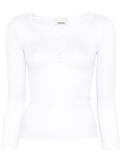 ISABEL MARANT Lamylic T-shirt - White - zdjęcie produktu nr 1