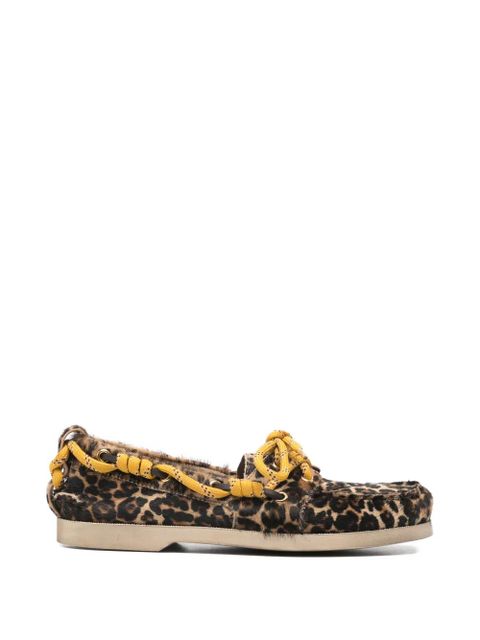 Golden Goose Cruise leopard-print loafers - Brown - zdjęcie produktu nr 1