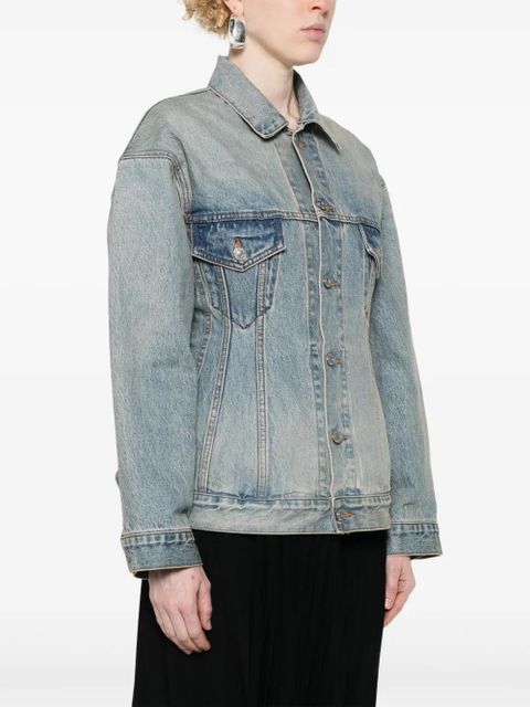 Balenciaga Hourglass denim jacket - Blue
