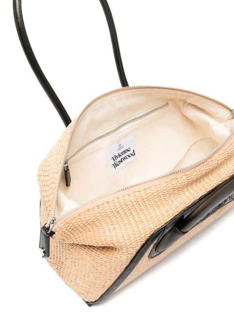 Vivienne Westwood Shirley Orb-plaque shoulder bag - Neutrals