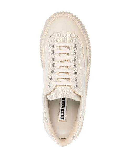 Jil Sander low-top leather sneakers - Neutrals - zdjęcie produktu nr 2