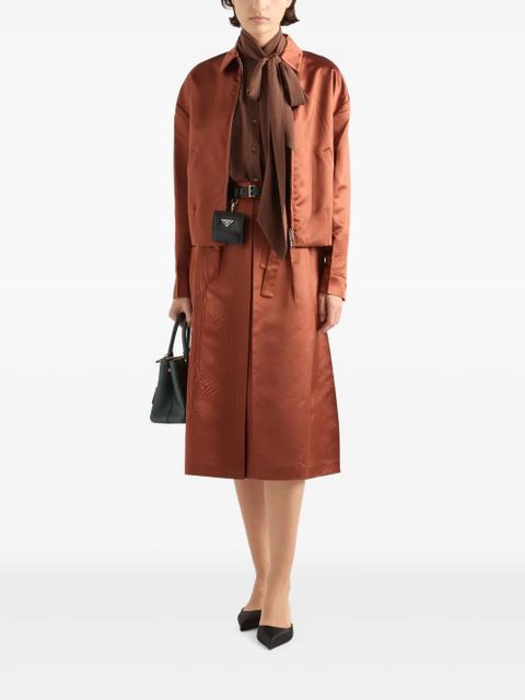 Prada Marocain shirt - Brown