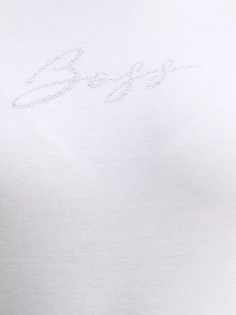 BOSS Orange t-shirt bawełniany damski kolor biały 50538826