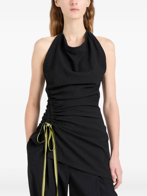 Proenza Schouler Melia ruched-detail top - Black
