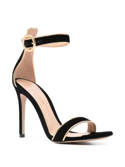 Gianvito Rossi buckle-strap sandals - Black - zdjęcie produktu nr 2