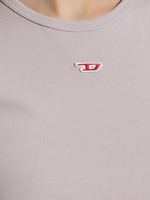 Diesel T-Uncutie-Long-D T-shirt - Purple