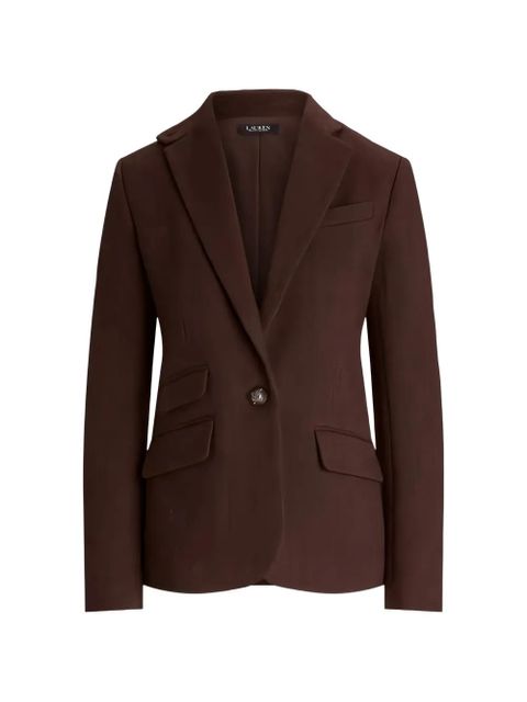 Lauren Ralph Lauren notched-lapels tailored blazer - Brown - zdjęcie produktu nr 1
