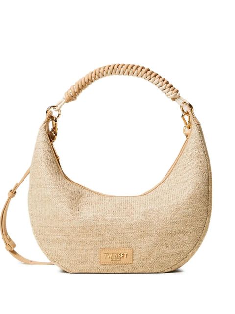 TWINSET twisted tote bag - Neutrals - zdjęcie produktu nr 1