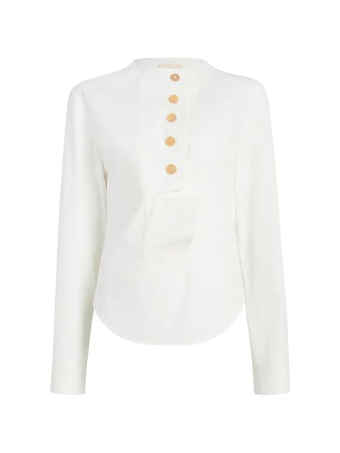 KHAITE Poe top - White - zdjęcie produktu nr 1