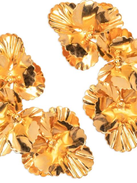 Jennifer Behr Viola flower-cluster earrings - Gold