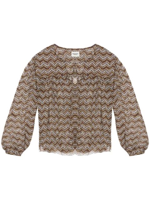 MARANT ÉTOILE Advika top - Black - zdjęcie produktu nr 1