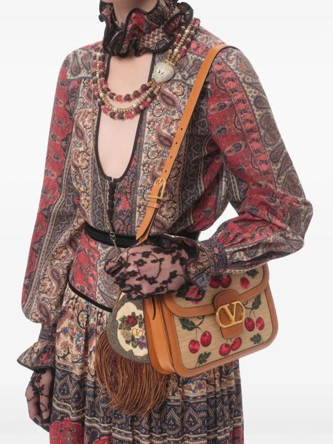 Valentino Garavani Voyage Imaginaire-print shirt - Red