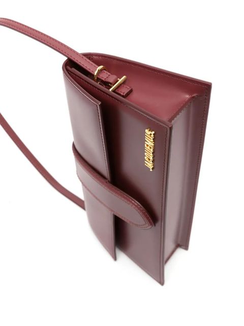 Jacquemus Le Bambino Long leather shoulder bag - Red