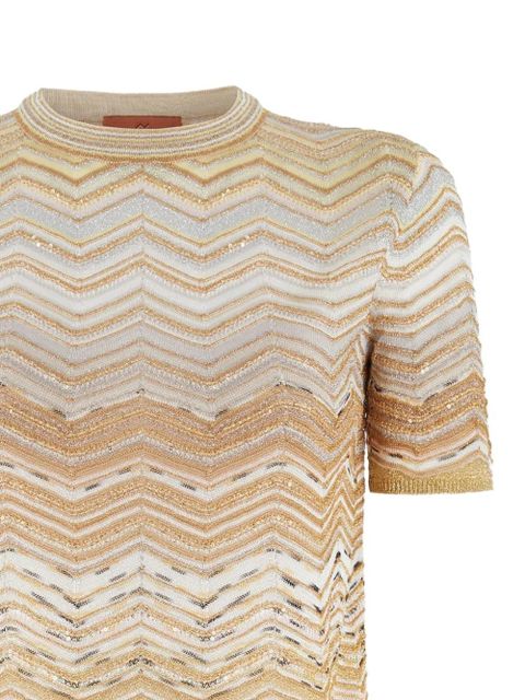 Missoni sequin crew-neck T-shirt - Neutrals - zdjęcie produktu nr 2