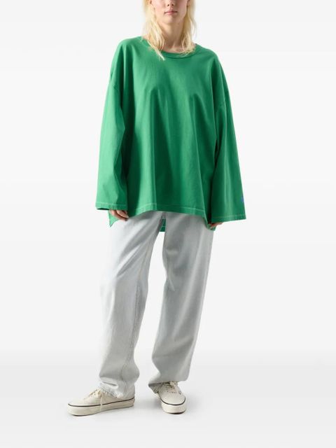 American Vintage Fizvalley long-sleeves crew-neck sweatshirt - Green - zdjęcie produktu nr 2