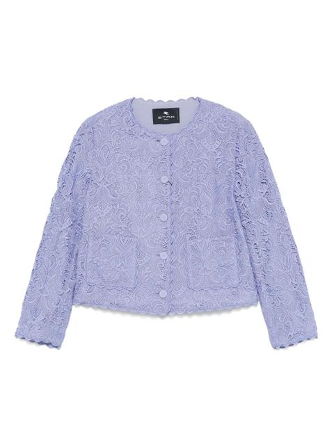 ETRO embroidered jacket - Purple - zdjęcie produktu nr 1