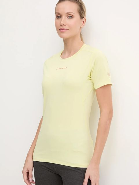 LA Sportiva t-shirt sportowy Sunfire kolor żółty M30736736 - zdjęcie produktu nr 1