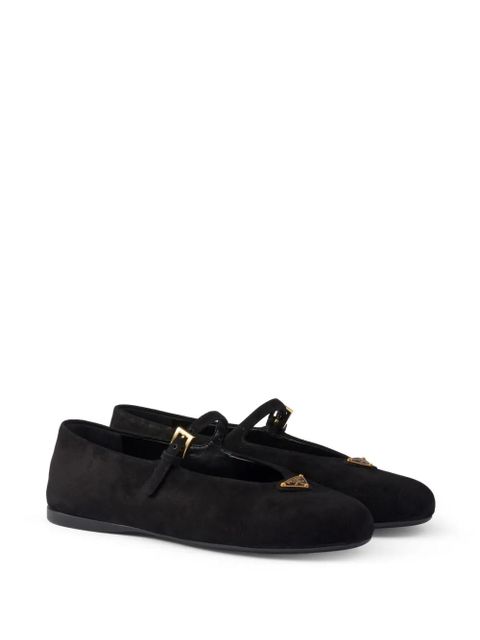 Prada suede ballerina shoes - Black - zdjęcie produktu nr 2