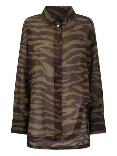 The Attico Estate Meravigliosa shirt - Brown - zdjęcie produktu nr 1