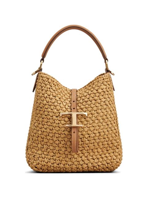 Tod's logo-appliqué tote bag - Neutrals - zdjęcie produktu nr 1