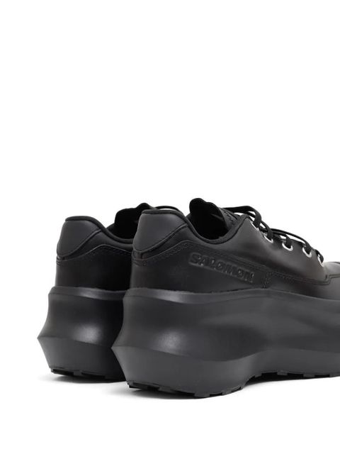 Comme Des Garçons Salomon leather platform sneakers - Black