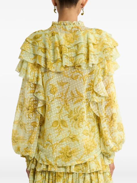 ETRO floral top - Yellow