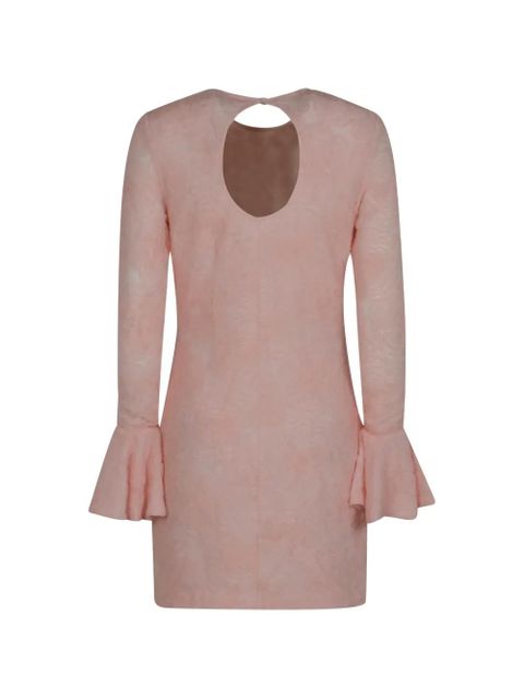 ROTATE BIRGER CHRISTENSEN bell-cuff open-back mini dress - Pink - zdjęcie produktu nr 2