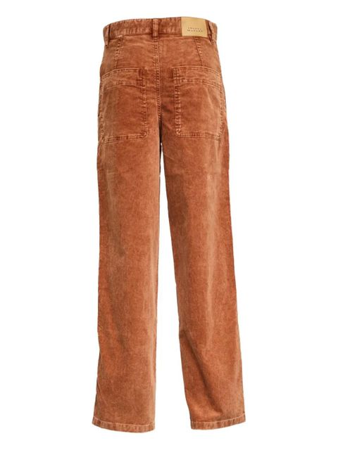 ISABEL MARANT Onyta corduroy trousers - Brown