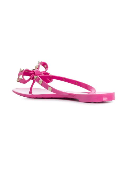 Valentino Garavani Rockstud flip flops - Pink
