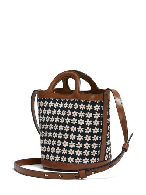 Marni Tropicalia logo-embroidered tote bag - Black - zdjęcie produktu nr 2