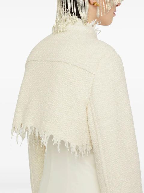 Jil Sander cropped jacket - White