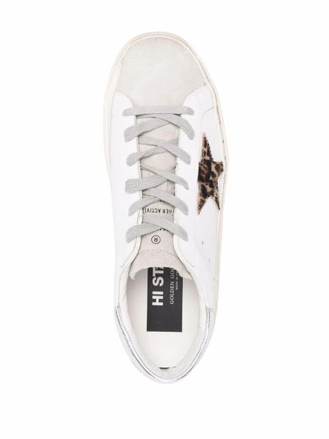 Golden Goose Hi Star lace-up sneakers - White