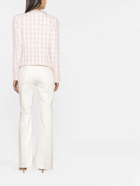 Balmain embellished tweed jacket - White