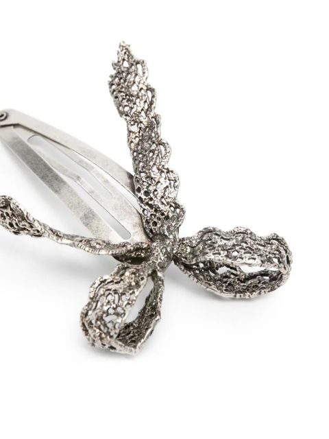 SHUSHU/TONG bow-motif hair clip - Silver