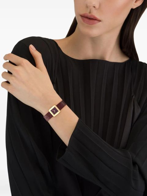 Ferragamo square-face 20mm - Red - zdjęcie produktu nr 2