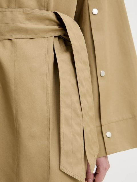 Day Birger et Mikkelsen płaszcz bawełniany Lior damski kolor zielony przejściowy oversize DAY65243712