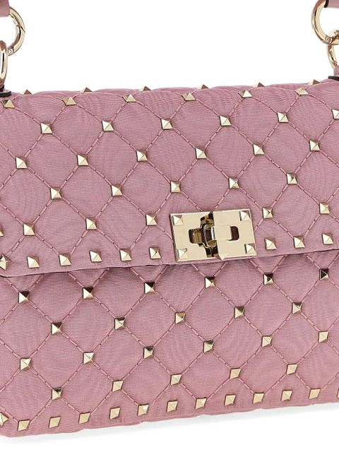 Valentino Garavani Rockstud Spike quilted tote bag - Pink