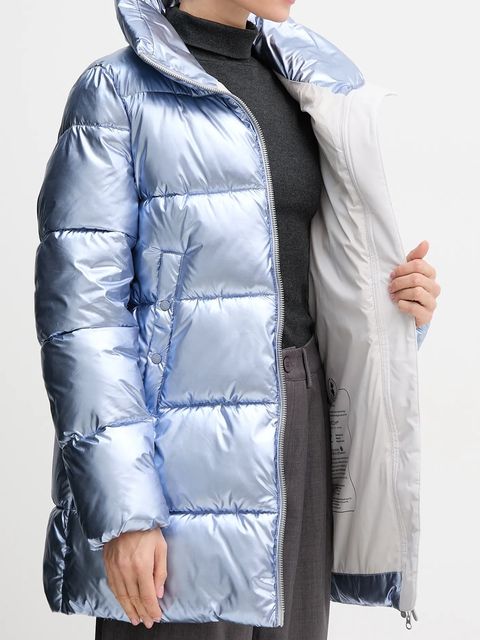 Save The Duck kurtka GERDA kolor niebieski zimowa D42381W.ICED21