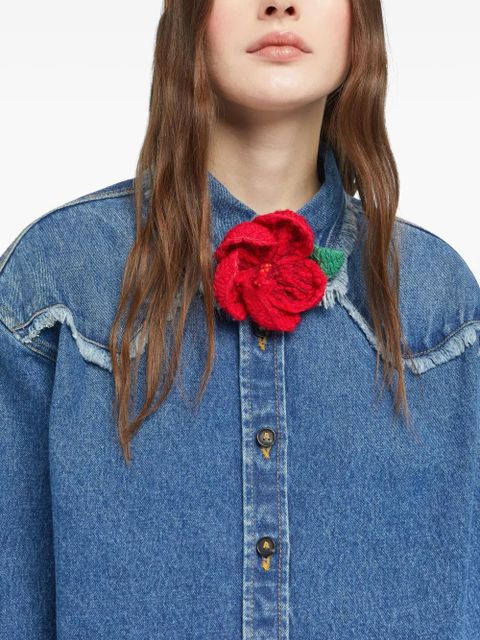 Alanui hibiscus embroidered brooch - zdjęcie produktu nr 2