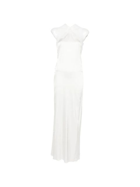 Oséree lace-trim halterneck dress - White - zdjęcie produktu nr 1