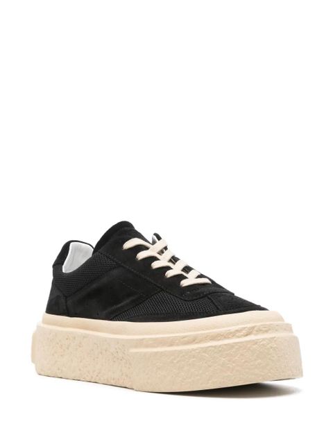 MM6 Maison Margiela Gambetta suede sneakers - Black - zdjęcie produktu nr 2