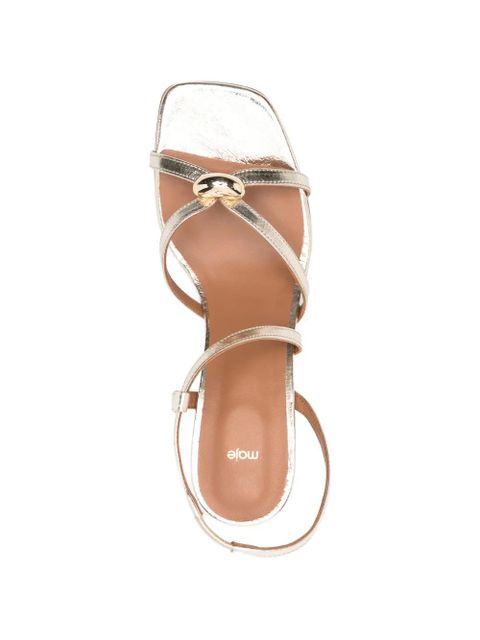 Maje strappy sandals - Gold