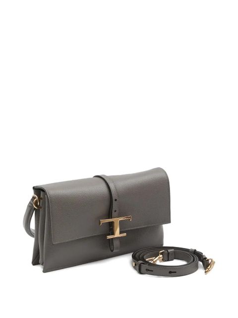 Tod's T Timeless flap shoulder bag - Grey - zdjęcie produktu nr 2