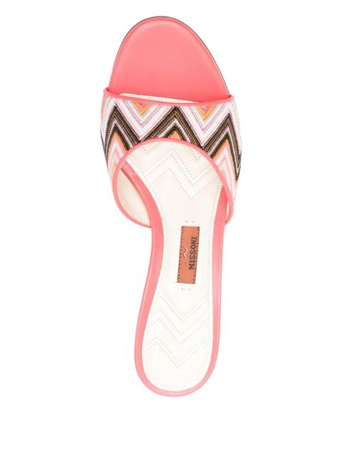 Missoni 60mm zigzag mules - Pink - zdjęcie produktu nr 2