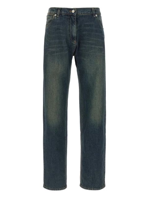 Magda Butrym stonewashed five-pocket straight-leg jeans - Blue - zdjęcie produktu nr 1