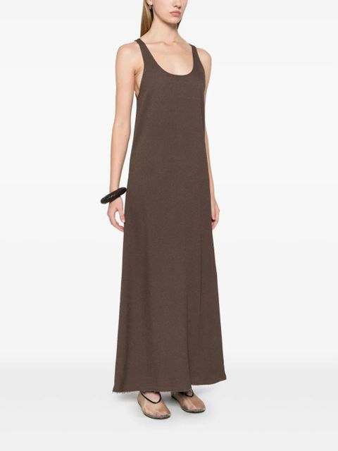 TOTEME scoop-neck maxi dress - Brown