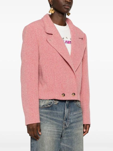 MARANT ÉTOILE Cassidy cropped jacket - Pink