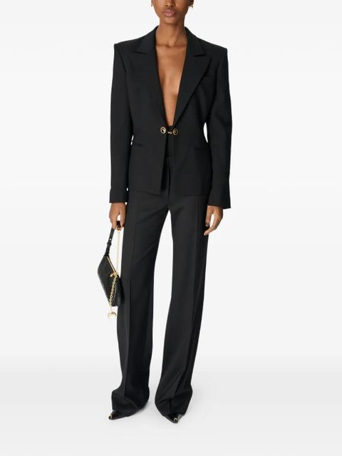 Marine Serre wool blazer - Black - zdjęcie produktu nr 2