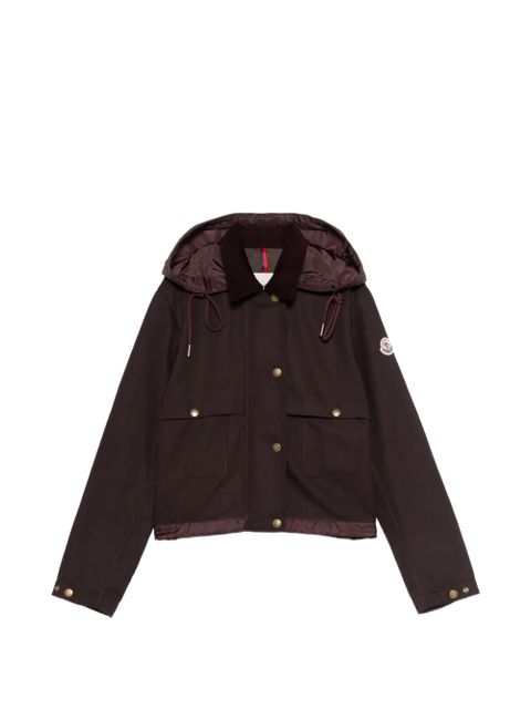 Moncler button hooded jacket - Purple - zdjęcie produktu nr 1